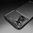 Θήκη για Xiaomi Redmi Note 11 Pro 4G / 5G, Carbon Gel, μαύρη