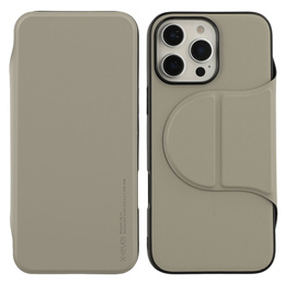 Θήκη X-LEVEL για iPhone 16 Pro Max, Magnetic Card Holder, γκρι