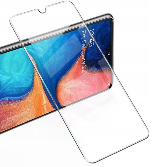 2x Μετριασμένο γυαλί για Samsung Galaxy A20E, ERBORD 9H Hard Glass στην οθόνη
