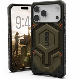 Θήκη Urban Armor Gear για iPhone 17 Pro Max, Monarch Pro Kevlar MagSafe, Kevlar Element Green
