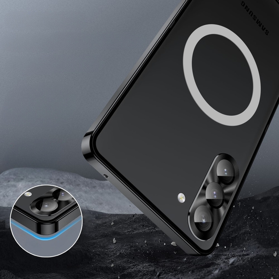 θήκη προστασίας κάμερας για το Samsung Galaxy S23, CamShield MagSafe, διαφανής / μαύρη