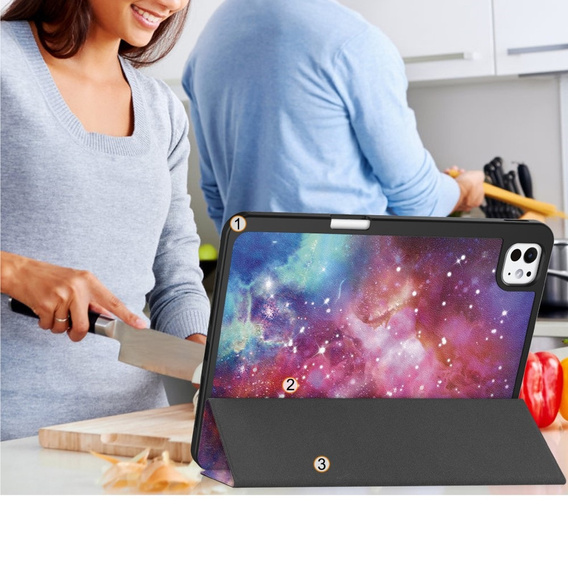 Θήκη για iPad Pro 11 2024, Smartcase, galaxy