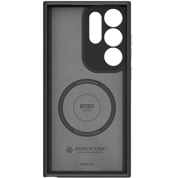Θήκη Spigen Enzo Aramid μαύρη για Samsung Galaxy S24 Ultra
