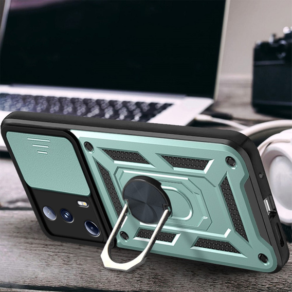 Θήκη για Xiaomi 13 Lite, CamShield Slide, πράσινο