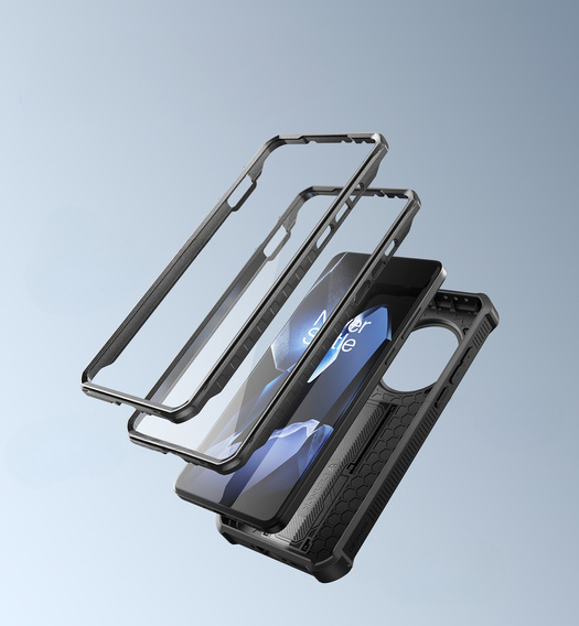 Θωρακισμένη θήκη για OnePlus 13, Dexnor Full Body (Two Frames), μαύρη