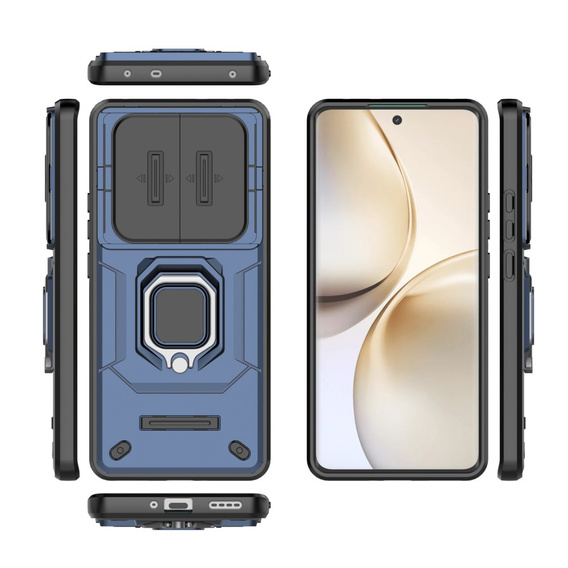 Θήκη για Realme 14 Pro 5G, CamShield Slide, μπλε