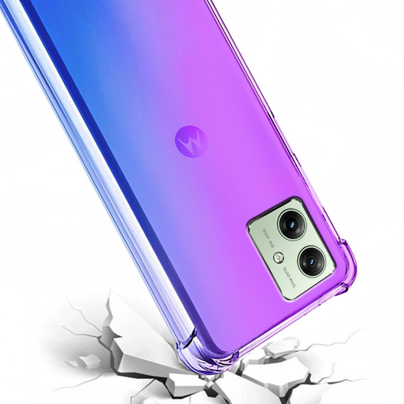 θήκη για το Motorola Moto G54 5G, Gradient Dropproof, Μωβ / μπλε