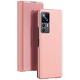 Θήκη για Xiaomi 12T / 12T Pro, Clear View, ροζ rose gold