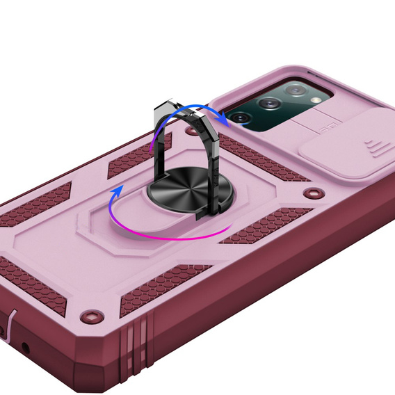 Θήκη για Samsung Galaxy S20 FE, CamShield Slide, ροζ