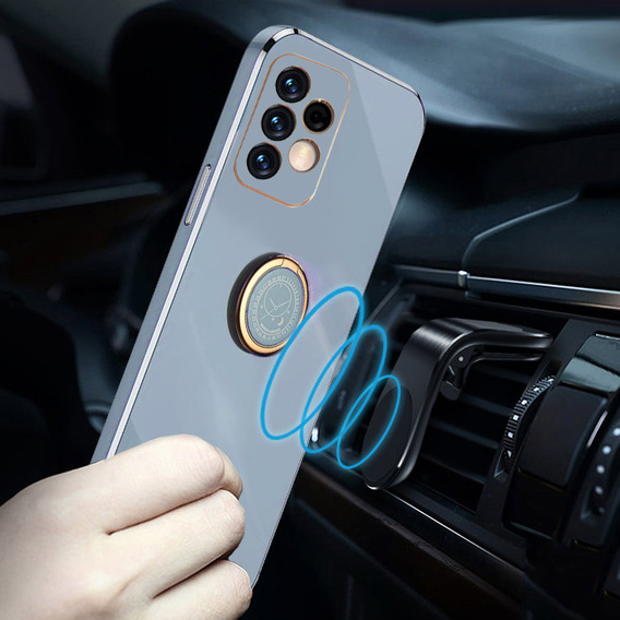 Θήκη για Samsung Galaxy A13 4G, Electro Ring, μπλε