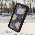 Love Mei Θήκη για Samsung Galaxy S25, armored with glass, μαύρη