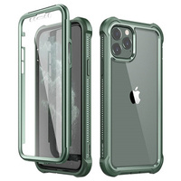 Θήκη για iPhone 11, Dexnor Full Body Rugged, διαφανής / πράσινη