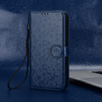 θήκη πτερύγιο για Realme Note 70T 4G, Wallet Rhombus, μπλε