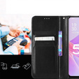 Θήκη με πτερύγιο για Infinix Hot 30, Crazy Horse Wallet, μαύρη