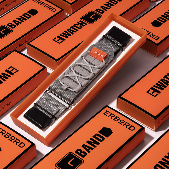ERBORD Runner Quickfit Nylon Strap για Garmin Fenix 5X/6X/6X PRO/7X
