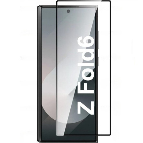 Μετριασμένο γυαλί 3D για Samsung Galaxy Z Fold6 5G, μαύρη