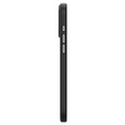 θήκη Spigen για iPhone 16 Pro Max, Enzo Aramid MagSafe, Μαύρο άνθρακα / ασημί + γυαλί 9H tempered glass