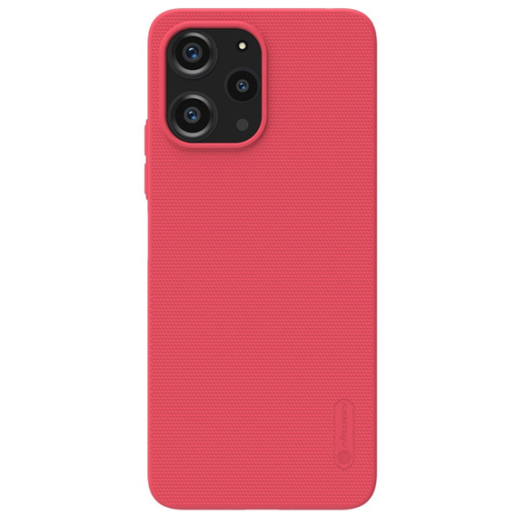 NILLKIN θήκη για Xiaomi Redmi 12 4G, θήκη Super Frosted Shield, κόκκινη