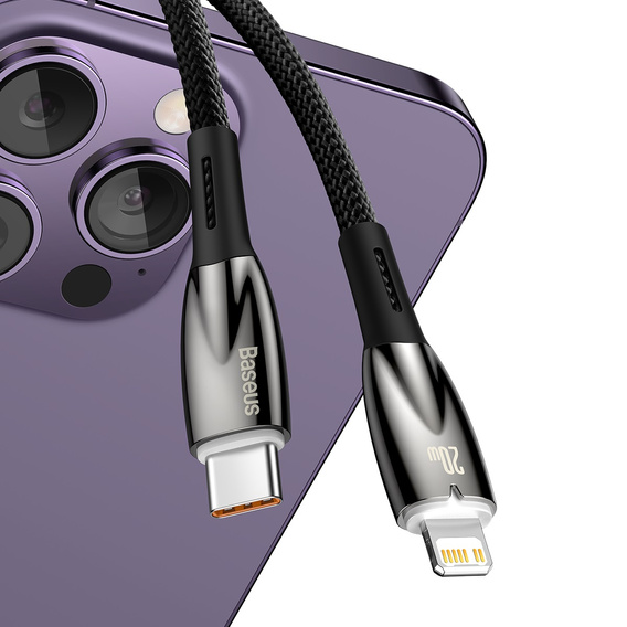 Καλώδιο Baseus Glimmer USB-C σε Lightning 20W 2m για iPhone