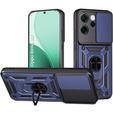Θωρακισμένη θήκη για Oppo Reno 14F, με προστασία κάμερας, με βάση, μπλε