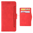 Θήκη με πτερύγιο για Google Pixel 8A, Card Slot, κόκκινη