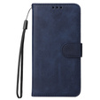 Θήκη με πτερύγιο για Samsung Galaxy A34 5G, Leather Wallet, σκούρο μπλε