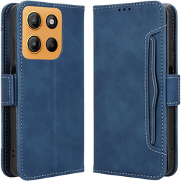 Θήκη με πτερύγιο για Motorola Moto G15 / Motorola Moto G15 Power, Card Slot, σκούρο μπλε