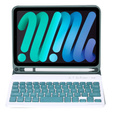 Θήκη με πληκτρολόγιο bluetooth για iPad mini 8.3" 2021 (6 gen.) / iPad mini 8.3" 2024 (7 gen.), σκούρα πράσινη