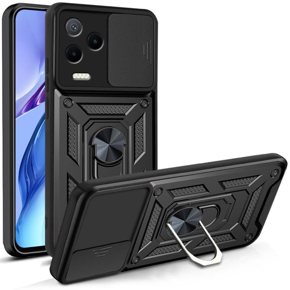 Θήκη για Infinix Note 12 2023, CamShield Slide, μαύρο