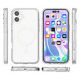 Θήκη για iPhone 17, για MagSafe, glitter, διάφανη