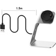 Σταθμός σύνδεσης USB αλουμινίου για Garmin Fenix 7/7S/7X/6/6X/6S, ασημί