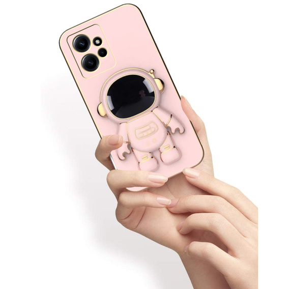 Θήκη για Xiaomi Redmi Note 12 4G, Astronaut, ροζ rose gold