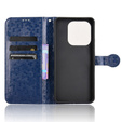 θήκη πτερύγιο για Xiaomi Redmi Note 14 4G, Wallet Rhombus, μπλε