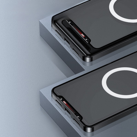 θήκη προστασίας κάμερας για το Sony Xperia 1 V, CamShield MagSafe, διαφανής / μαύρη