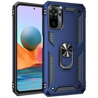 θωρακισμένη θήκη για Xiaomi Redmi Note 10/10S, Nox Case Ring, μπλε