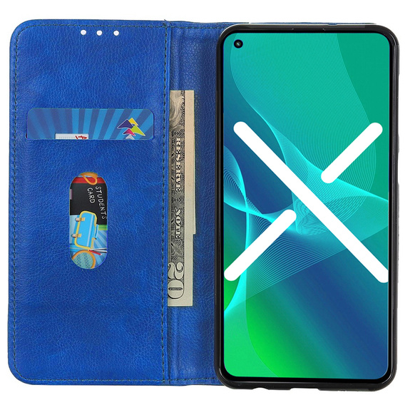 θήκη με πτερύγιο για Oppo Reno8 T, Split Leather, μπλε
