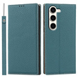 Δερμάτινη θήκη για Samsung Galaxy S23 Plus, ERBORD Grain Leather, μπλε