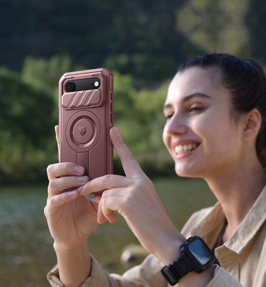 Θωρακισμένη θήκη Dexnor με βάση στήριξης και κλείστρο κάμερας, για MagSafe για iPhone 17 Air