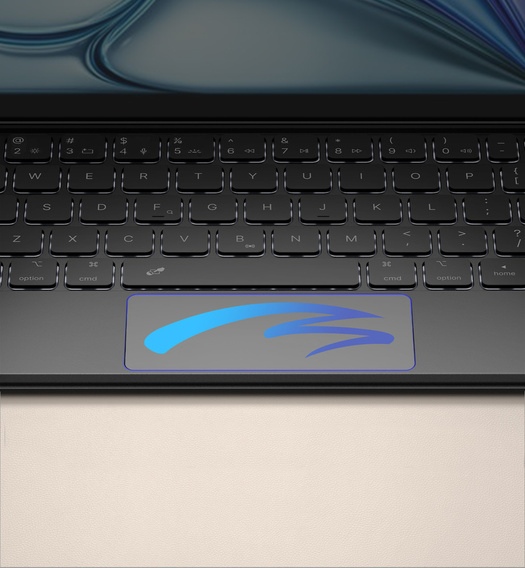 Θήκη με πληκτρολόγιο για iPad Air 11" 2025/2024 (7/6 γεν.) / Air 10,9" 2022/2020 (5/4 γεν.) / Pro 11" 2022/2021/2020/2018 (4/3/2/1 γεν.), Dexnor Magnetic Keyboard Touchpad