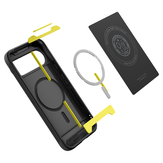 Θήκη Spigen Rugged Armor MagSafe για το Google Pixel 10 Pro XL, Μαύρο