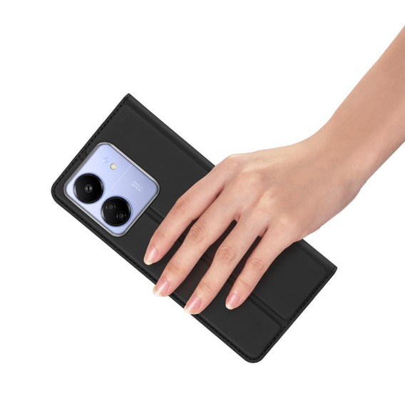 Dux Ducis Θήκη για Xiaomi Redmi 13C / Poco C65, Skinpro, μαύρη