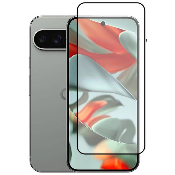 Μετριασμένο γυαλί 3D για Google Pixel 9 Pro XL, μαύρο πλαίσιο
