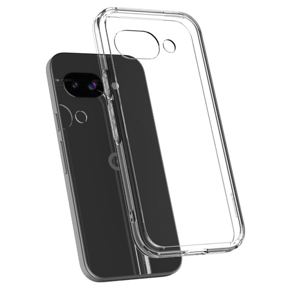 θήκη Spigen για Google Pixel 9A, Ultra Hybrid, διαφανής + μετριασμένο γυαλί 9H