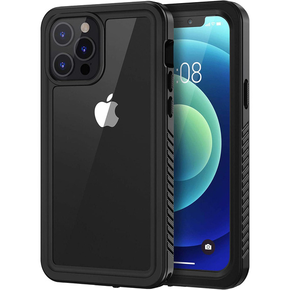 Αδιάβροχη θήκη IP68 για το iPhone 12 Pro, μαύρη