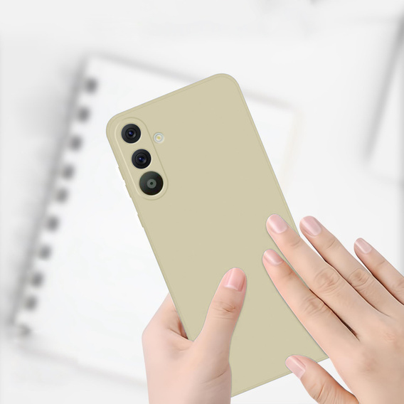 Θήκη για Samsung Galaxy A36 5G, Silicone Lite, μπεζ