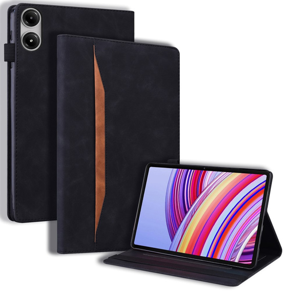 θήκη για Xiaomi Redmi Pad Pro / Xiaomi Poco Pad, Classic, με υποδοχή γραφίδας, μαύρη