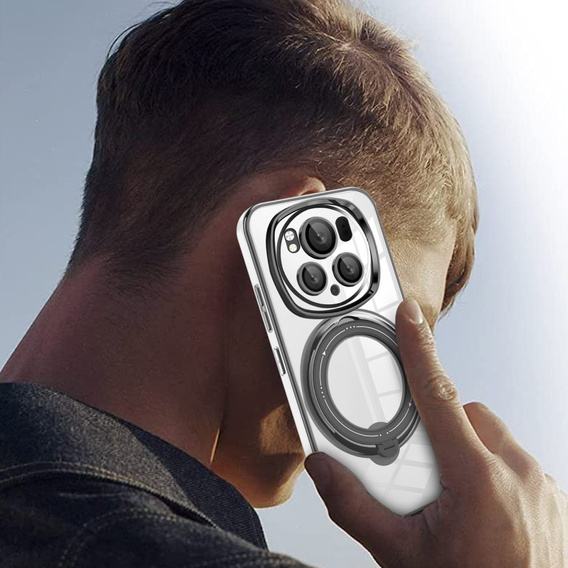 Μαγνητική θήκη για Honor Magic 6 Pro 5G, για MagSafe, μαύρη
