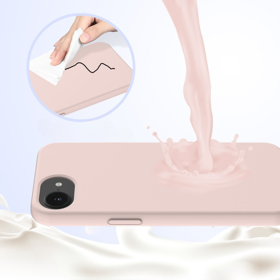 Θήκη για iPhone 16e, Silicone MagSafe, ροζ
