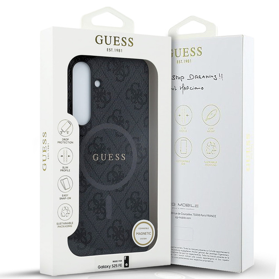 Θήκη GUESS 4G Ring Classic Logo για Samsung Galaxy S25 FE