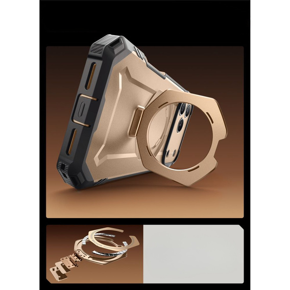 Θήκη Supcase για iPhone 17 Pro Max, Unicorn Beetle Grip Mag, Χρυσό της ερήμου